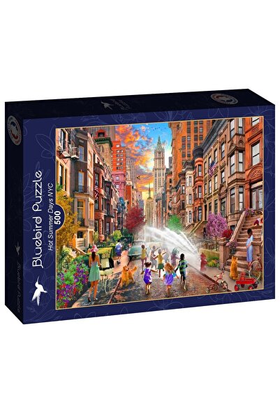 Bluebird Puzzle 500 pieces - David Maclean: Hot Summer Days NYC (Bluebird-Puz...