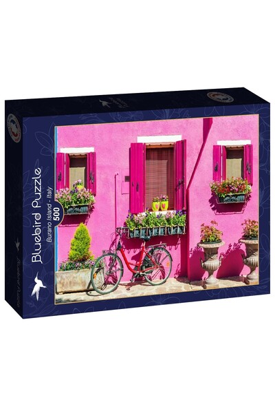 Bluebird Puzzle 500 piese - Burano Island - Italy (Bluebird-Puzzle-F-91007)