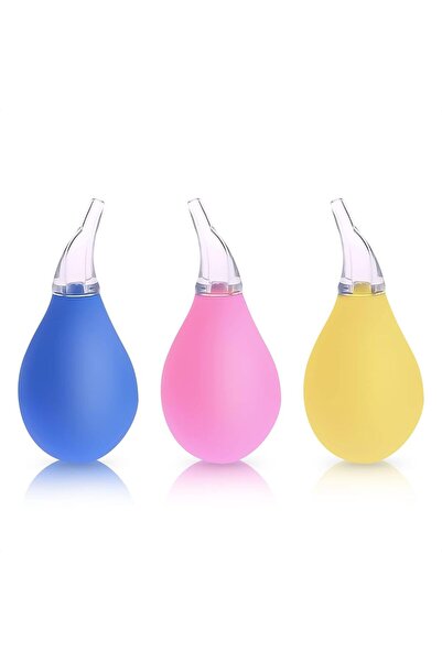 Arabest 3 محاقن أنفية كروية للأطفال، 3.5 بوصة، مصنوعة من مادة PVC والمطاط، سه...