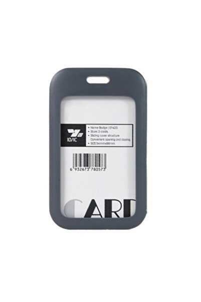 TECLA EDITION Suport vertical rigid pentru insignă din ABS cu șnur textil și ...