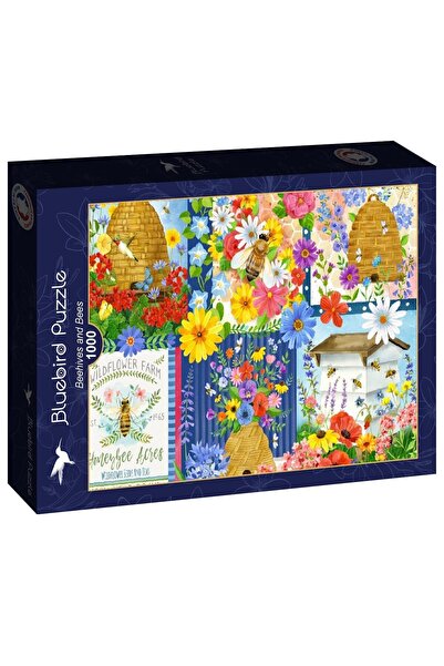Bluebird Puzzle 1000 pieces - Jane Mayday: Beehives and Bees (Bluebird-Puzzle...