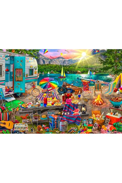 Bluebird 1000 piece puzzle - Aimee Stewart: The Family Campsite (Bluebird-Puz...