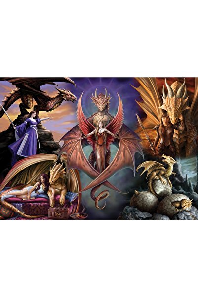 Bluebird Puzzle 1000 pieces - Anne Stokes: Dragon Fellowship (Bluebird-Puzzle...