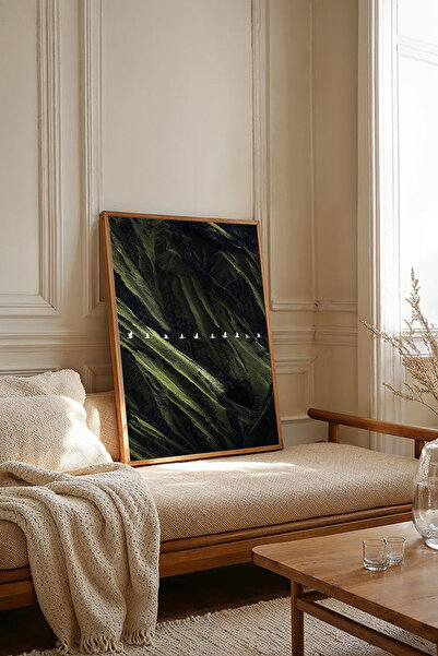 Dekorsiahome Tablou dintr-o singură bucată cu ramă din lemn TK3622