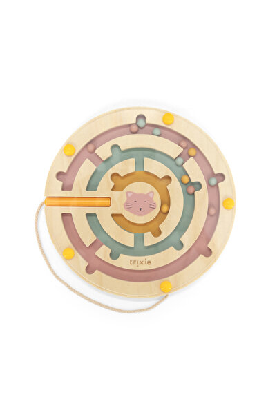 Trixie Mrs. Cat Ahşap Yuvarlak Manyetik Labirent