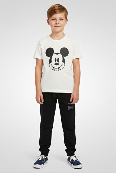 Disney Kids Boy 2Pcs Mickey Mouse Top And Pants Set, Multicolor