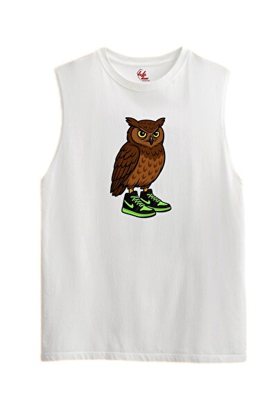 Rabona Fashion Μπλουζάκι με στάμπα Street Spirit Owl / Αθλητικό Φανελάκι με Μ...
