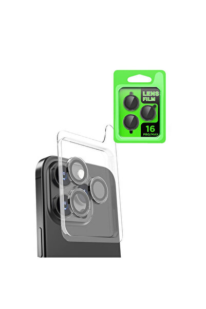eco port iPhone 16 Pro Raze Metal Camera Lens - Black