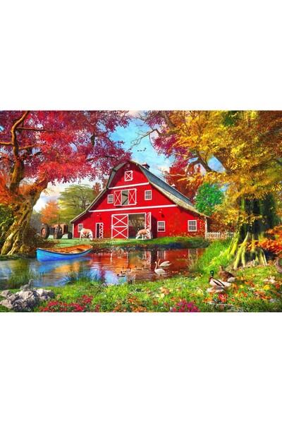 Bluebird Puzzle 500 pieces - Sunny Autumn At The Barn (Bluebird-Puzzle-F-90687)