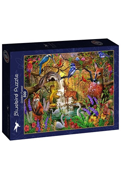 Bluebird Puzzle 500 pieces - Marchetti Ciro: Golden Forest (Bluebird-Puzzle-F...