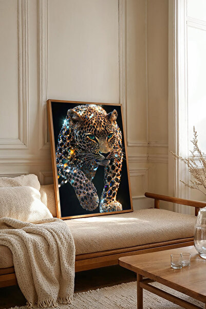 Dekorsiahome Tablou dintr-o singură bucată cu ramă din lemn TK3651