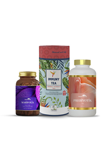 Hekimzade Günlük Denge & Hafifleme Seti - Marifolia Kapsül & Immuny Tea & Pre...