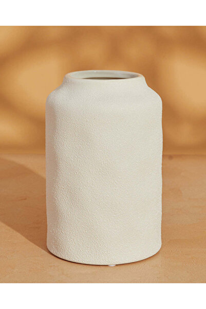 REDTAG مزهرية خزفية بيضاء