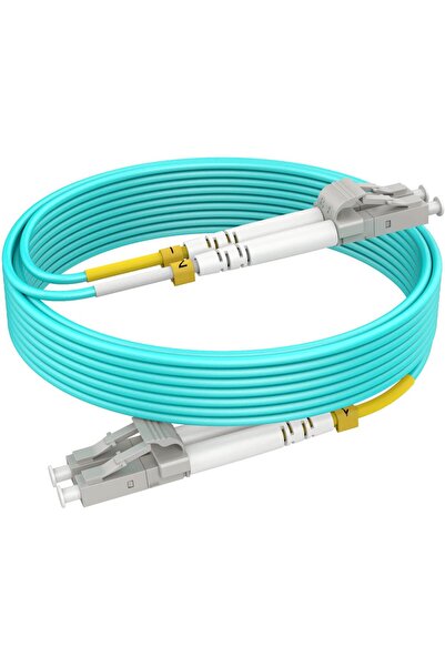 Fiber optik LC LC 15 Metre duplex single mode 2.0mm 50/125 Os2 Lszh patch kablo