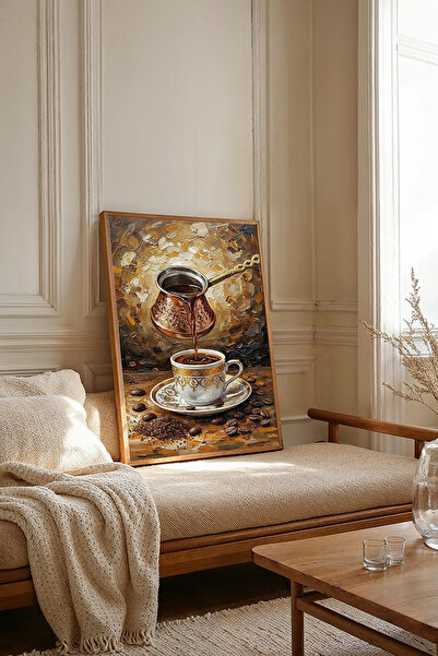 Dekorsiahome Tablou dintr-o singură bucată cu ramă din lemn TK3601