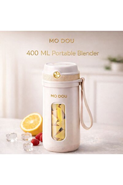 MO DOU Type-C Şarjlı Taşınabilir Smoothie Blender Meyve Sebze Karıştırıcı Spo...