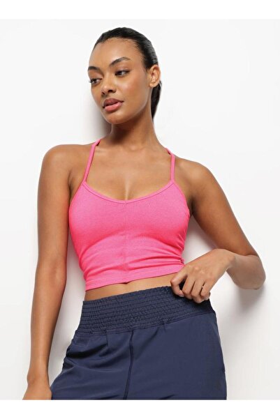 Zaecy Criss-Cross Bra Camisole – Neon Pink