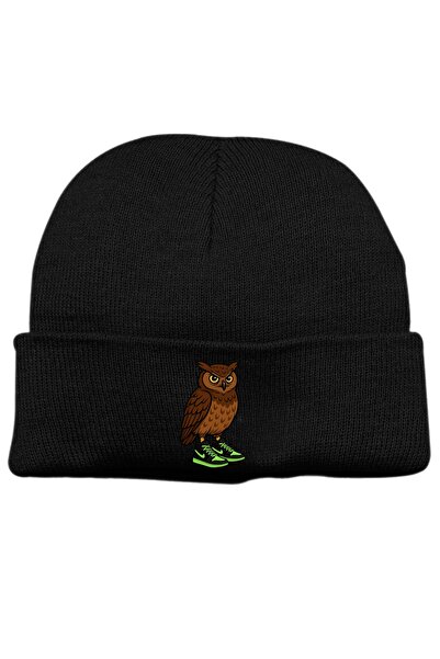 Rabona Fashion Beretă cu imprimeu Street Spirit Owl
