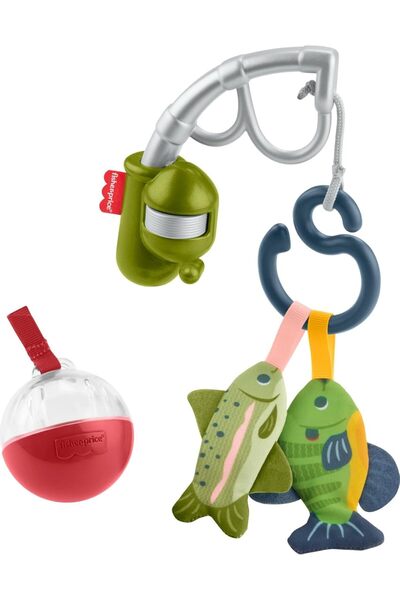 FISHER PRICE مجموعة متنوعة من خشخيشة السيليكون من سكويش سيز.