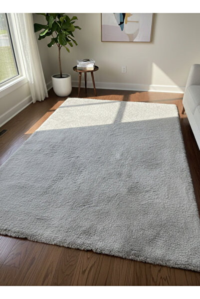 AKSU Kürk Halı Gri