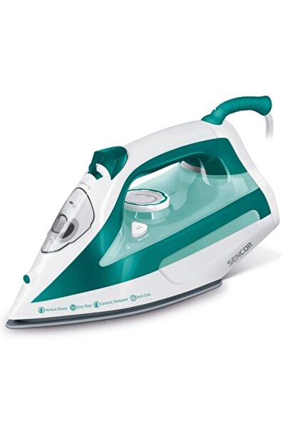 Sencor Steam Iron SSI 6100GR, Ceramic Soleplate, 2600W, Self-Clean, 470ml
