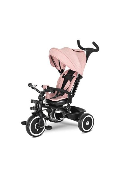 LORELLİ Kids Tricycle Tino, 360° Rotating Reclining Seat, Parental Control, Pink