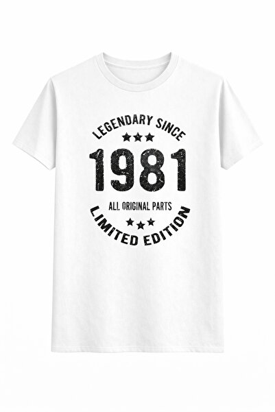 CLAYES Θρυλικό ανδρικό μπλουζάκι 1981 oversized με τύπωμα 100% Βαμβάκι Unisex...