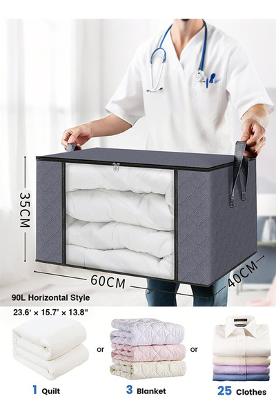 Generic 6PCS Clothing and quilt storage bag, organizing bag, moving packing s...