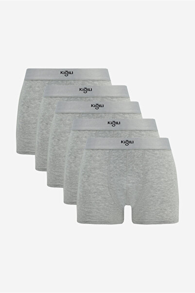Kiğılı 5-Piece Cotton Stretch Fabric Comfortable Flexible Boxer Set