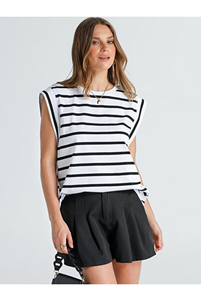 Sthxyfaith Women's Workout Shirts Casual Sleeveless Tops Trendy Basic Tee Sho...