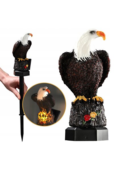 KADAX Solar LED Garden Lamp, Stick-in Garden Lamp, Outdoor Decoration, Eagle