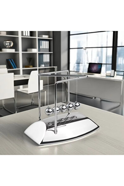 ORVİCA Masa Üstü Newton Denge Topları Aynalı Ürün Büyük Boy Dekoratif Hediye ...