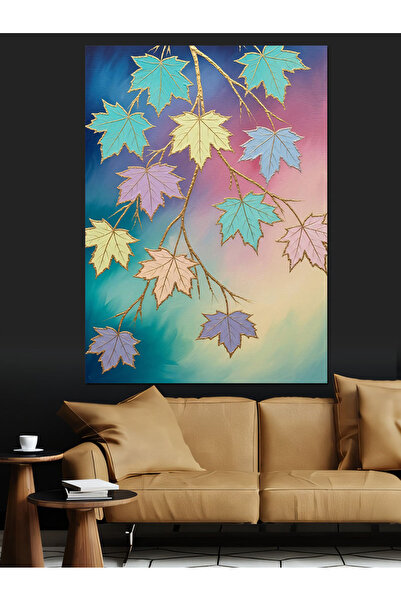 KanvasSepeti Vopsea în ulei de înaltă calitate în tonuri pastelate texturat C...