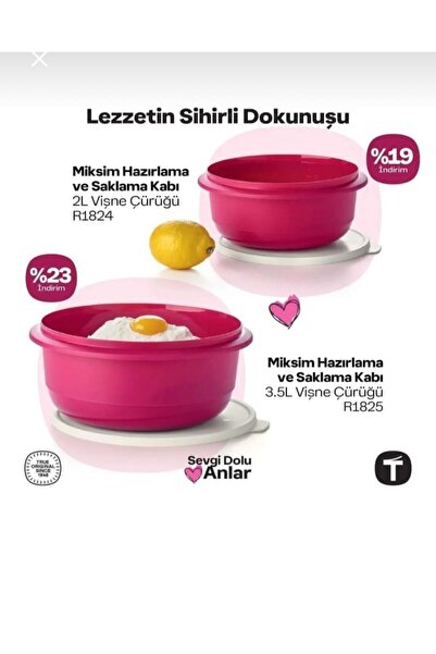 Tupperware حاوية ميكسيم لتحضير وتخزين الطعام، مجموعة من قطعتين