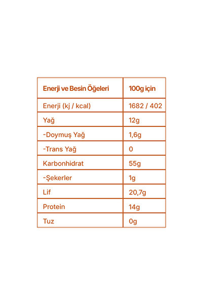 KAPPADOKİA Glütensiz Yulaf Ezmesi Öğütülmüş Keten Tohumu İlaveli 500 g