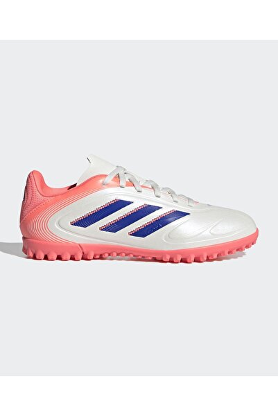 adidas حذاء كرة القدم كوبا بيور 3 كلوب تيرف - أبيض/أزرق فاتح/مرجاني