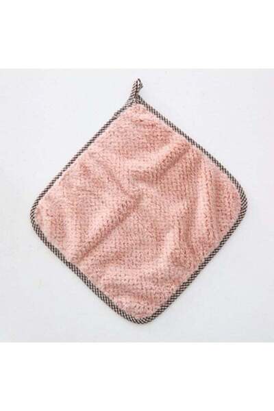 Bukela مجموعة من 5 مناشف معلقة بنمط أناناس باللون الوردي الباهت