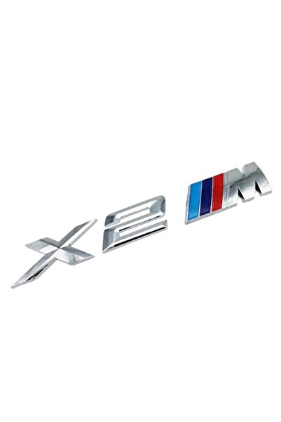 BMW X2M Rear Trunk Emblem for BMW, Chrome