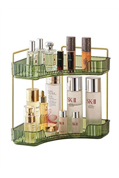 Bukela 2-Tier 90° Corner Bathroom Counter Organizer