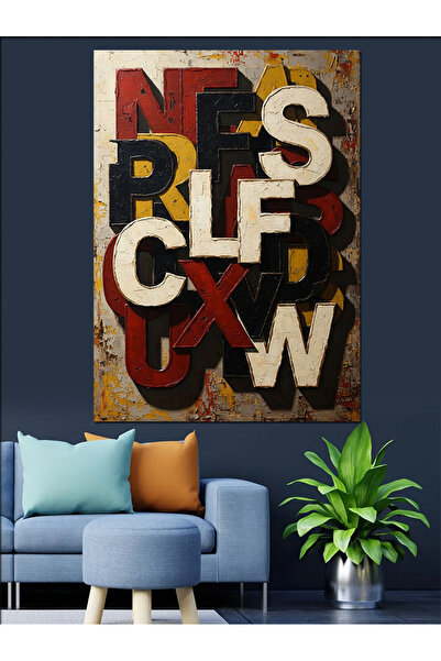 KanvasSepeti Pictură în ulei complexă de înaltă calitate texturat Canvas Canv...