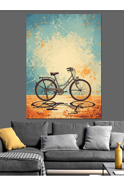 KanvasSepeti Eskitme Zemin Pictură în ulei de înaltă calitate texturat Pânză ...