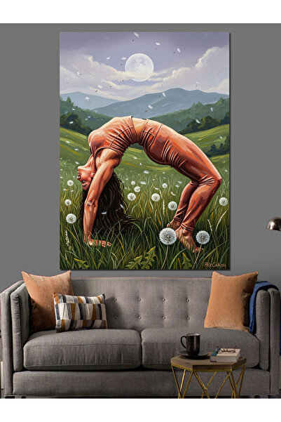 KanvasSepeti Γέφυρα στην άλσος Υψηλής ποιότητας ελαιογραφία Με υφή Καμβάς ζωγ...