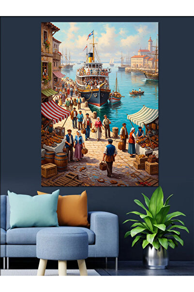 KanvasSepeti Pictură în ulei clasică de înaltă calitate texturat Canvas Canva...