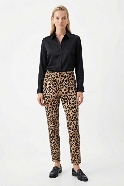 Rays 2311 طبعة الفهد لي بنطلون ليوبارد