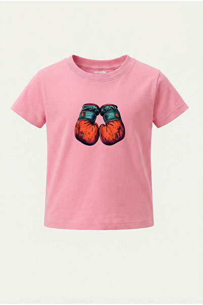 nirvoda Tricou pentru copii Mănuși de box cu imprimeu Tricou pentru copii