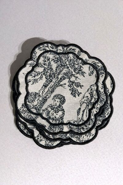 Bugaboo Sunumluk Kokteyl Peçetesi 6 Parça (siyah)