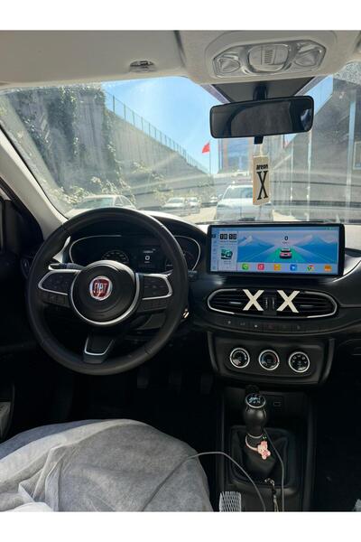 ClasKing Fıat Egea 6gb Ram 128gb Hafıza Androıd 12.3 Inch Multımedıa Carplay ...