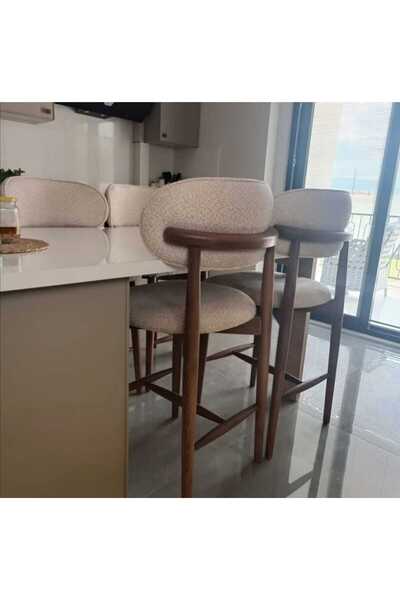 Has Grup Masa Sandalye POLO (2 ADET) Ahşap Bar Sandalyesi - Ahşap Ada Mutfak ...