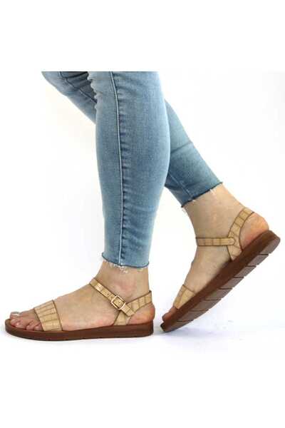 mm Women's casual Sandals , light and comfortable PU-203-APRICOT