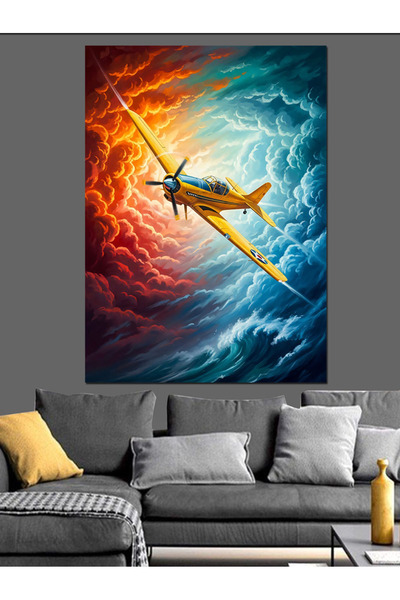 KanvasSepeti Pictură în ulei de înaltă calitate texturat Canvas Canvas Tablo,...